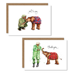 Elephant Greeting Cards (Pack of 6)