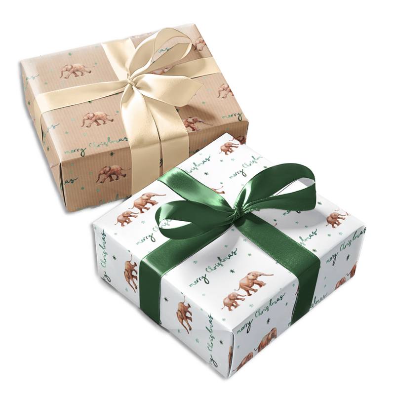 Christmas Gift Wrap (4 Sheets/Tags)