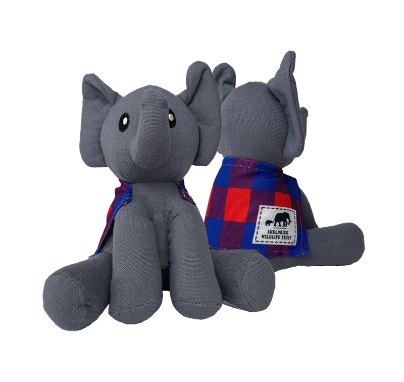 *25% OFF* 'Mtoto' Blanketed Baby Elephant Toy